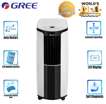 GP-12NLF410-GREE PORTABLE AIR CONDITIONER
